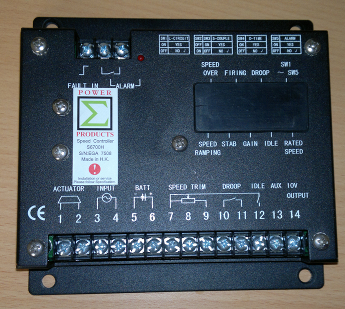 SPEED CONTROLLER S7500D