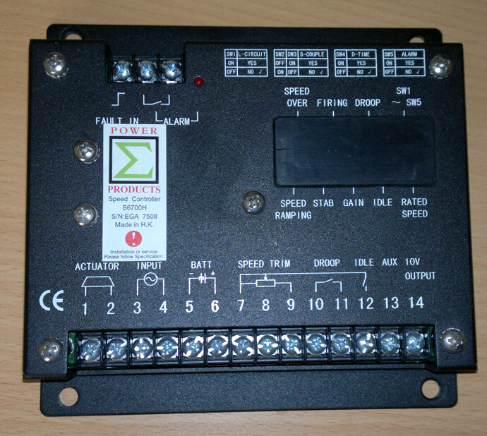 SPEED CONTROLLER S6700H